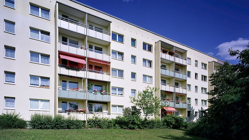 Aussicht aufs Grüne in der Katowittzer Straße